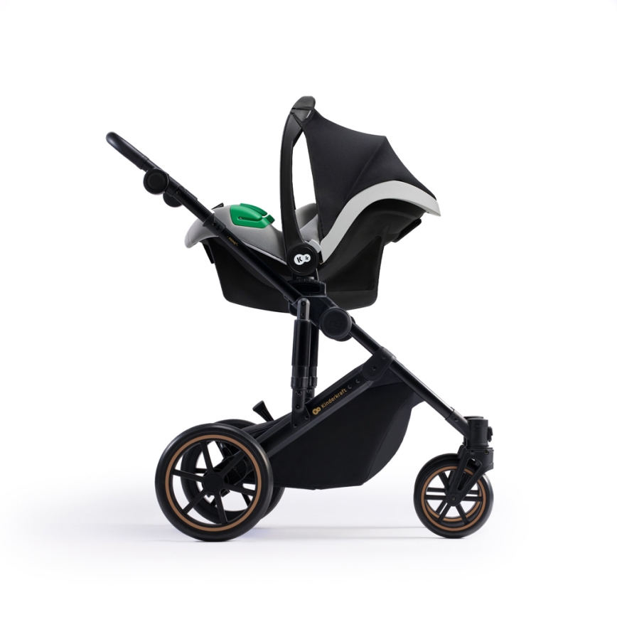 KINDERKRAFT SELECT - Universaalne vanker 3-ühes PRIME 2 Premium Shadow hall + turvatool