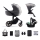 KINDERKRAFT SELECT - Universaalne vanker 3-ühes PRIME 2 Premium Shadow hall + turvatool