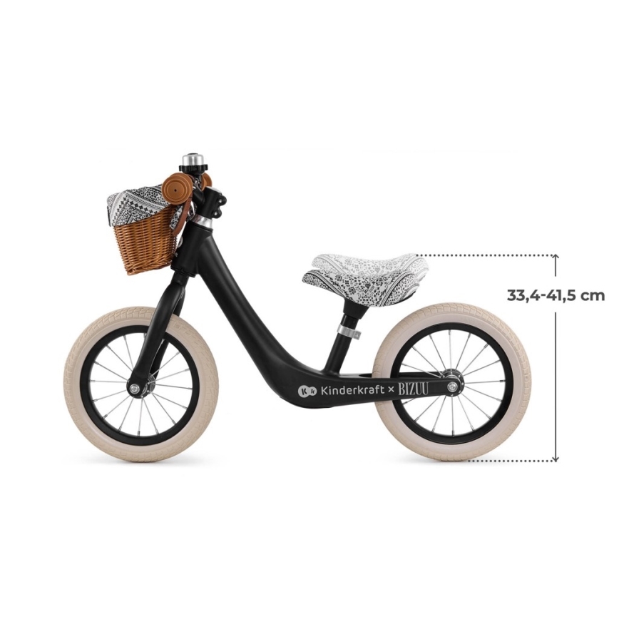 KINDERKRAFT - tasakaaluratas RAPID 2 Lunar Black Bizuu