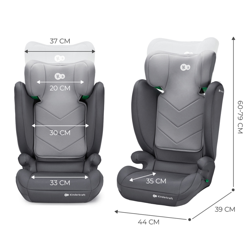 KINDERKRAFT - Turvatool I-SPARK i-Suurus (100-150 cm) hall