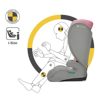 KINDERKRAFT - Turvatool I-SPARK i-Suurus (100-150 cm) roosa