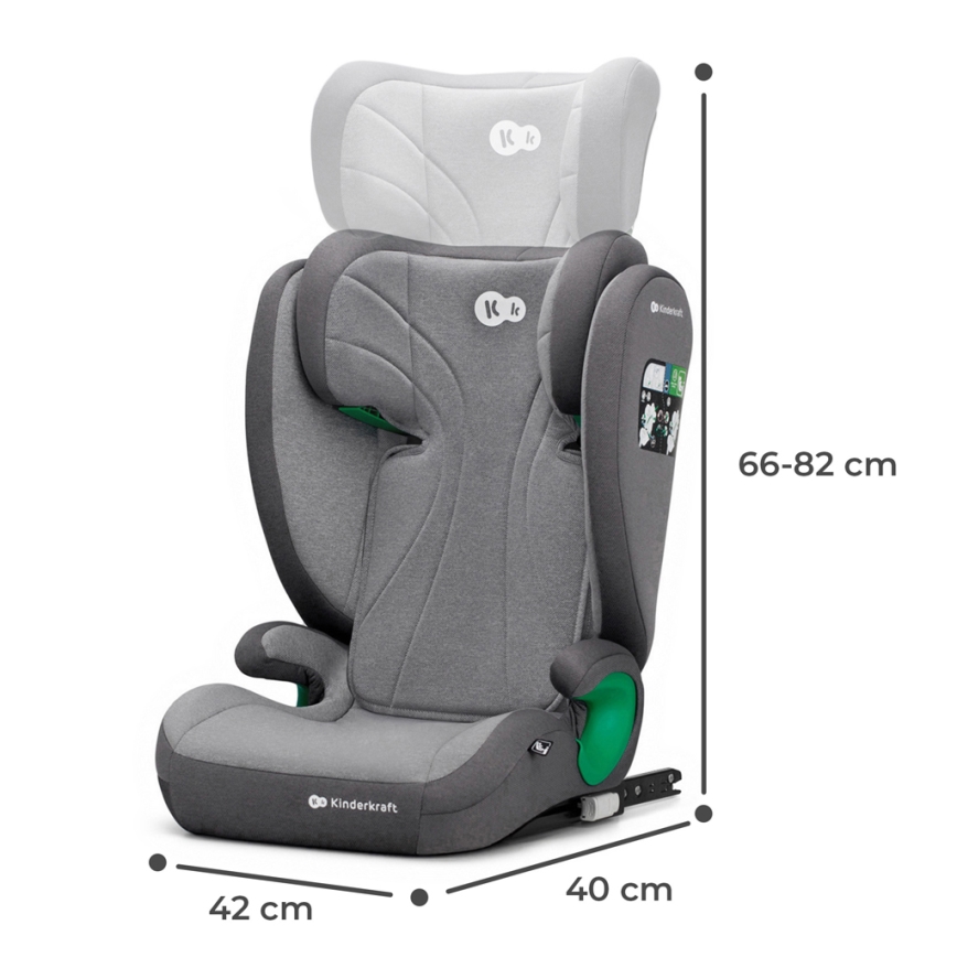 KINDERKRAFT - Turvatool JUNIOR FIX 2 (100-150 cm) Rakett hall