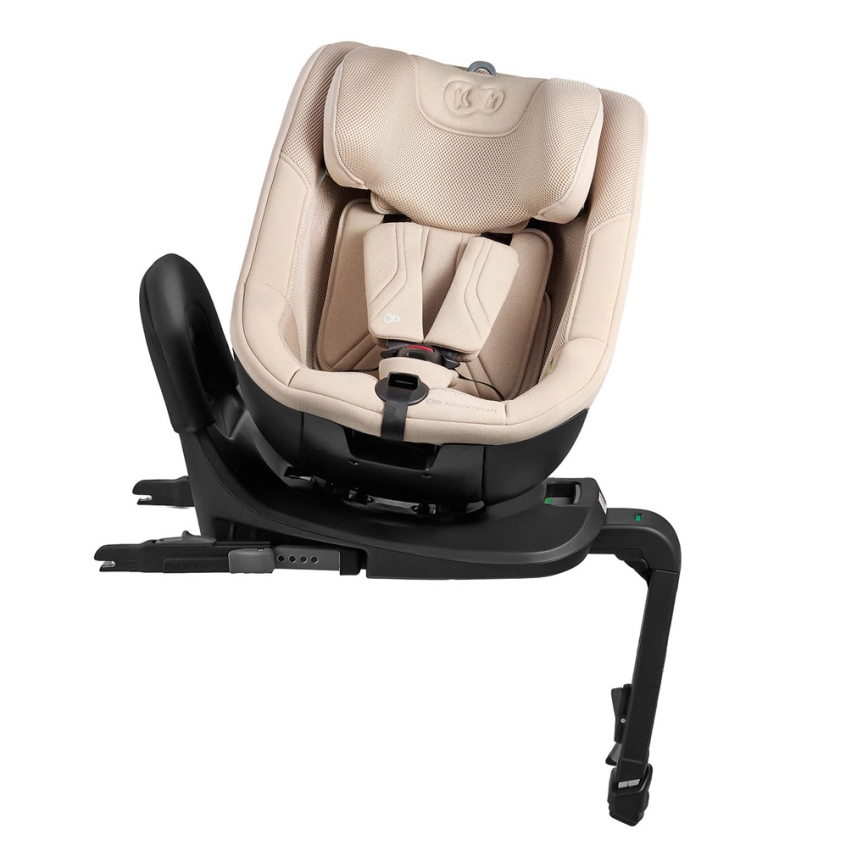 KINDERKRAFT - Pööratava alusega autos turvatool I-GUARD PRO i-Size 61-105 cm beež