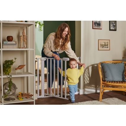 KINDERKRAFT - Turvavärav LOCK&GO 75-103 cm valge
