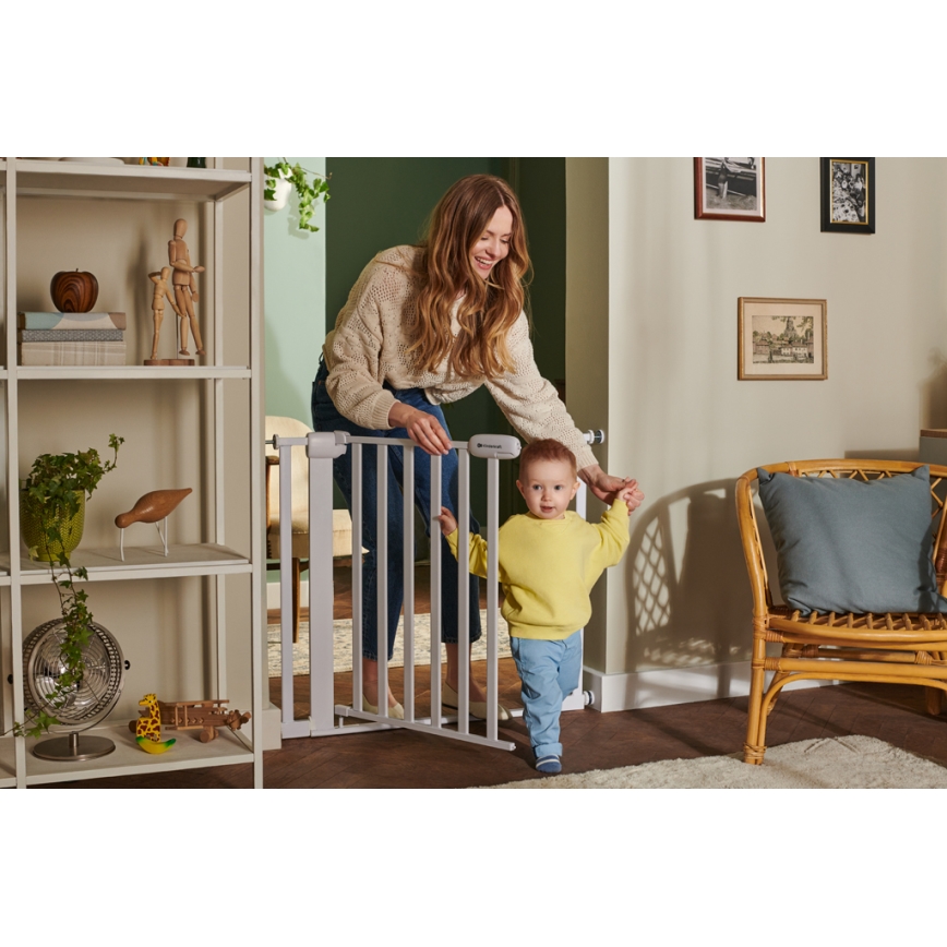 KINDERKRAFT - Turvavärav LOCK&GO 75-103 cm valge