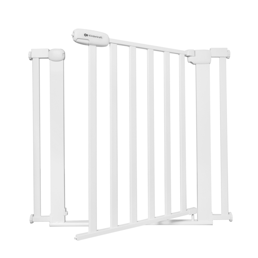 KINDERKRAFT - Turvavärav LOCK&GO 75-103 cm valge