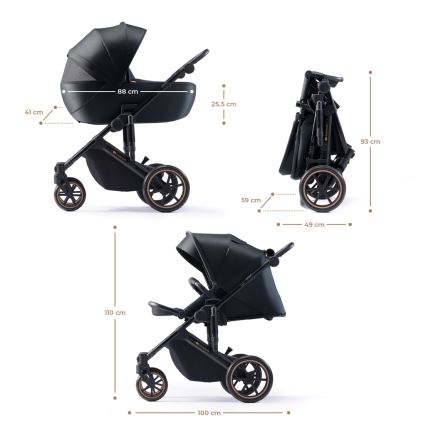 KINDERKRAFT - Universaalne vanker 2in1 PRIME 2 must