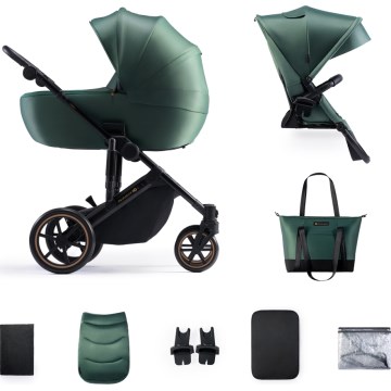 KINDERKRAFT - Universaalne vanker 2in1 PRIME 2 roheline