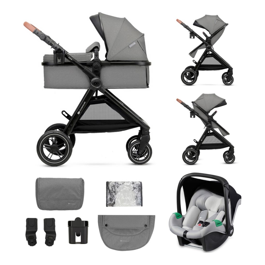 KINDERKRAFT - Universaalne vanker 3-ühes ESME Moonlight hall + turvatool MINK PRO