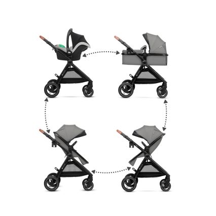 KINDERKRAFT - Universaalne vanker 3-ühes ESME Moonlight hall + turvatool MINK PRO