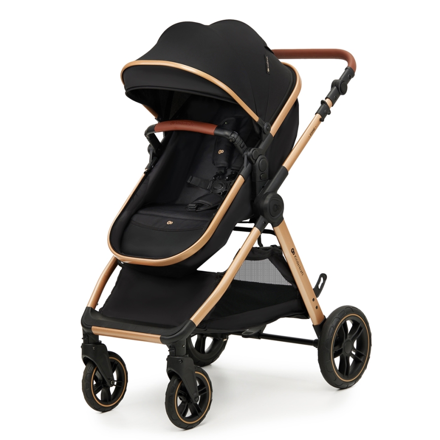 KINDERKRAFT - Universaalne vanker 3-ühes ESME Pure must + turvatool MINK PRO
