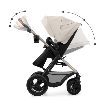 KINDERKRAFT - Universaalne vanker 3-ühes MOOV 2 AIR Moonlight hall + turvatool MINK PRO