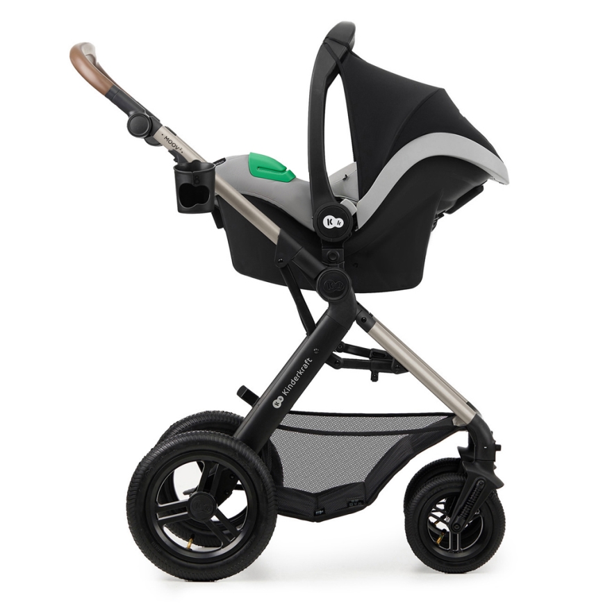 KINDERKRAFT - Universaalne vanker 3-ühes MOOV 2 AIR Moonlight hall + turvatool MINK PRO