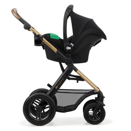 KINDERKRAFT - Universaalne vanker 3-ühes MOOV 2 AIR Pure must + turvatool MINK PRO