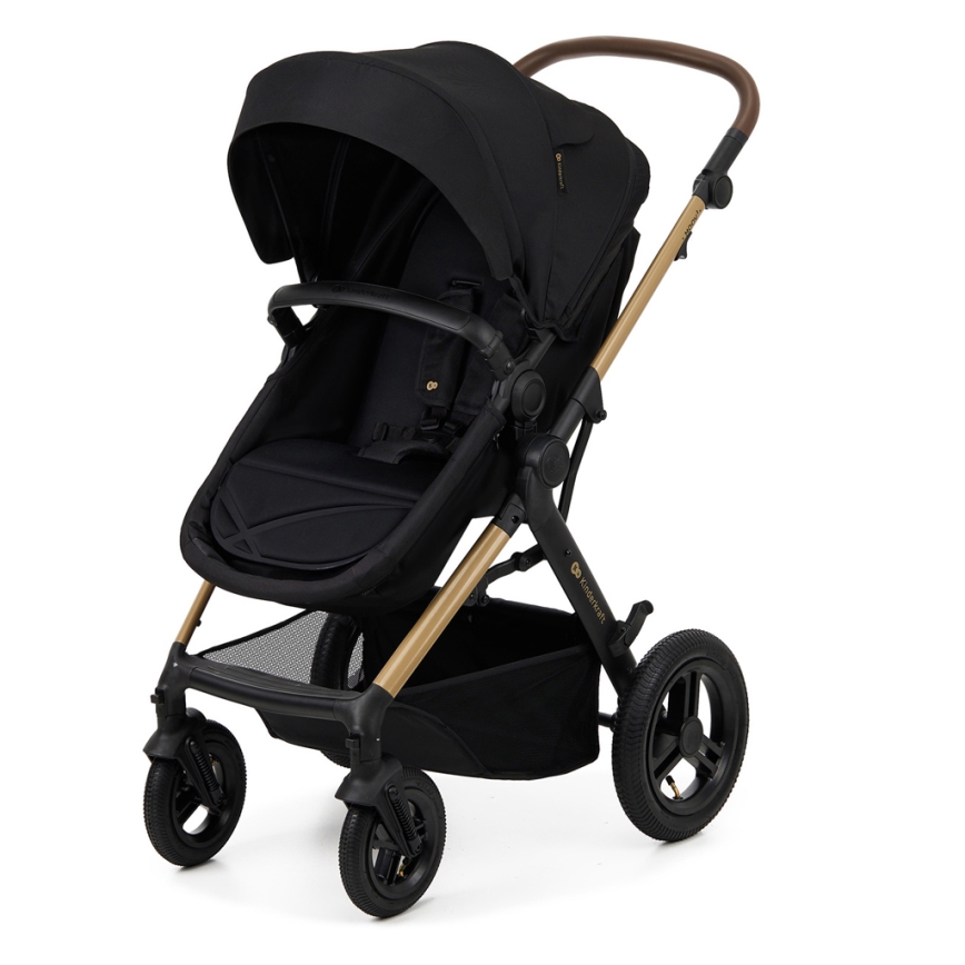 KINDERKRAFT - Universaalne vanker 3-ühes MOOV 2 AIR Pure must + turvatool MINK PRO