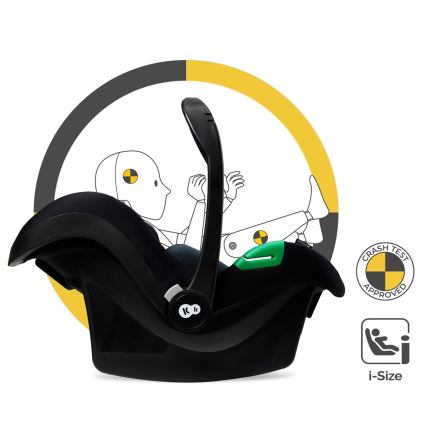 KINDERKRAFT - Universaalne vanker 3-ühes MOOV 2 AIR Pure must + turvatool MINK PRO