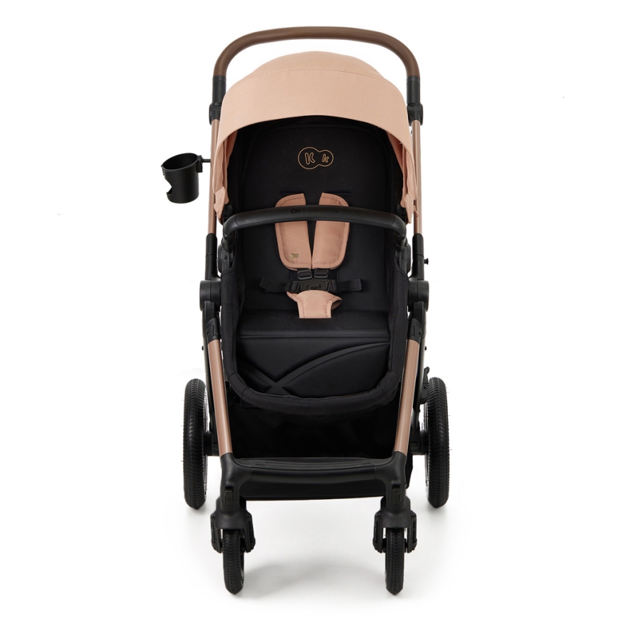 KINDERKRAFT - Universaalne vanker 3-ühes MOOV 2 AIR Sand beež + turvatool MINK PRO