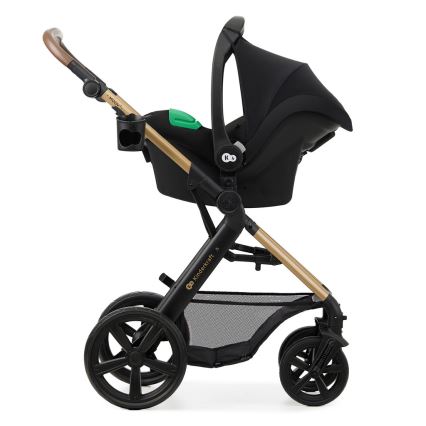 KINDERKRAFT - Universaalne vanker 3-ühes MOOV 2 Pure must + turvatool MINK PRO