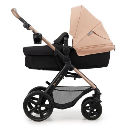 KINDERKRAFT - Universaalne vanker 3-ühes MOOV 2 Sand beež + turvatool MINK PRO