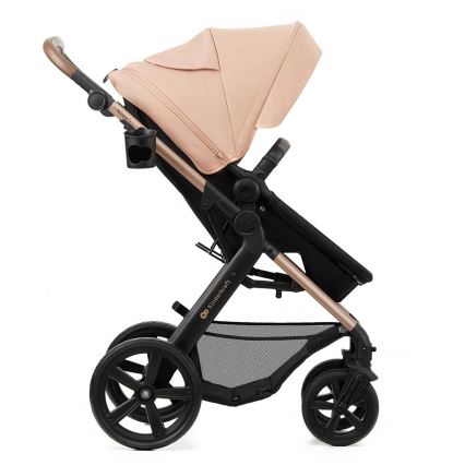KINDERKRAFT - Universaalne vanker 3-ühes MOOV 2 Sand beež + turvatool MINK PRO