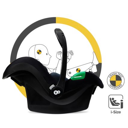 KINDERKRAFT - Universaalne vanker 3-ühes MOOV 2 Sand beež + turvatool MINK PRO