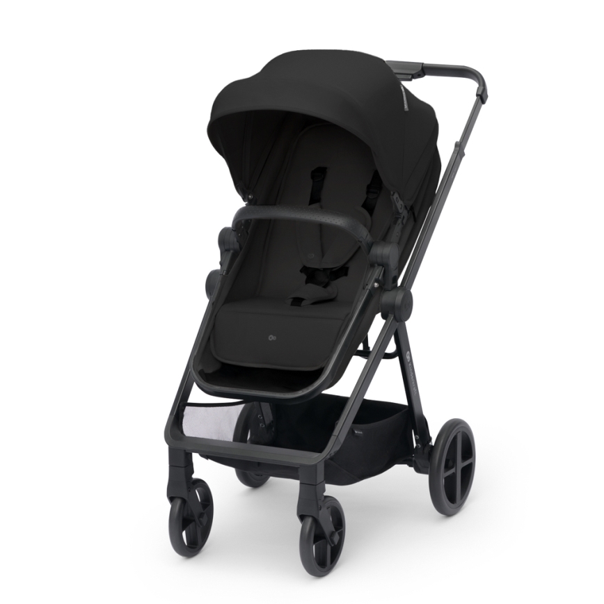 KINDERKRAFT - Universaalne vanker 4v1 NEWLY Klassikaline must + turvatool MINK PRO koos alusega ISOFIX