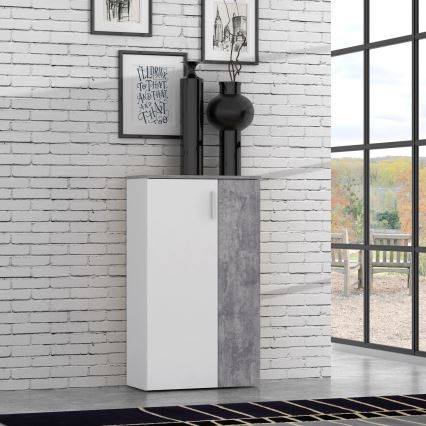 Kingakapp ETON valge/hall betoon