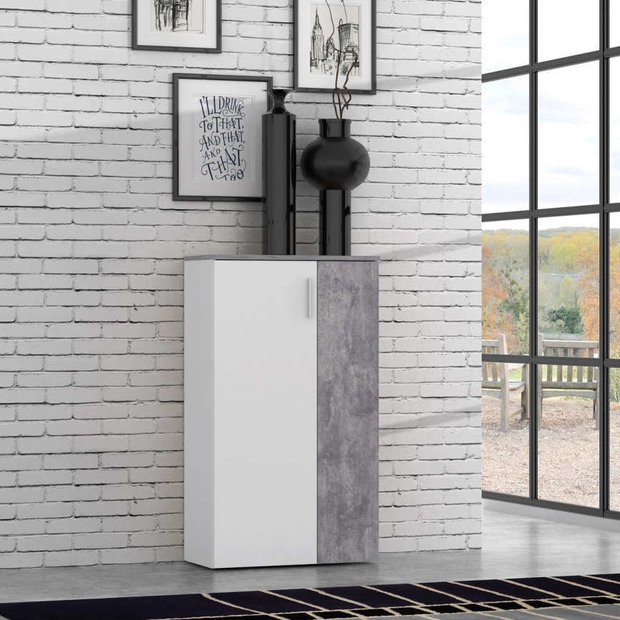 Kingakapp ETON valge/hall betoon