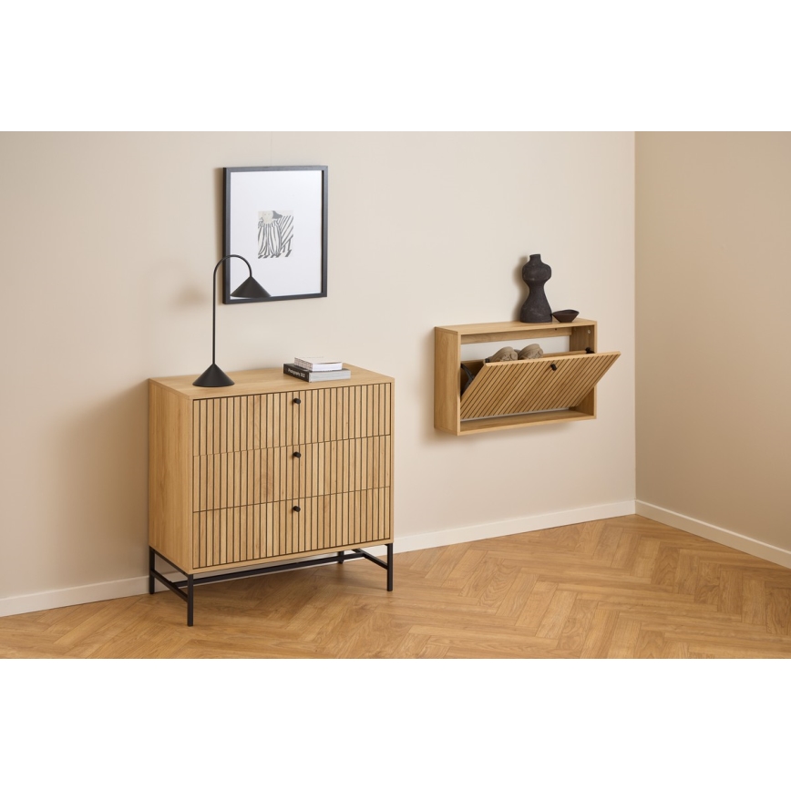 Kingakapp OLIVIA 72x43x17 cm tamm