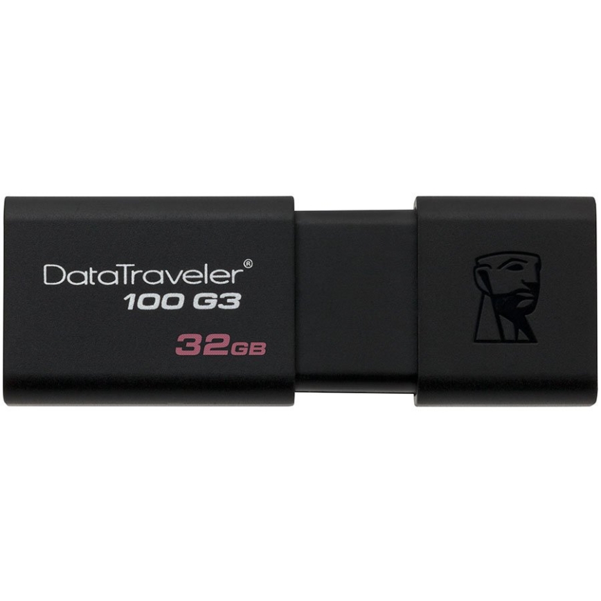 Kingston - Mälupulk DATATRAVELER 100 G3 USB 3.0 32GB must