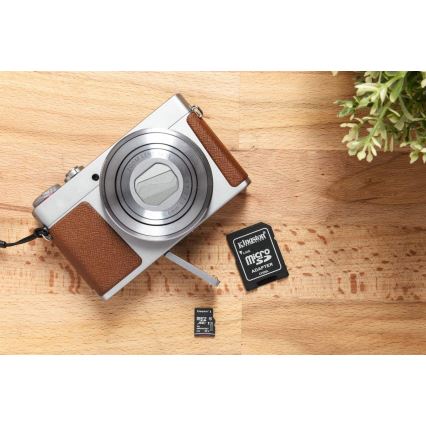 Kingston - MicroSDXC 128GB Canvas Select Plus U1 100MB/s + SD adapter