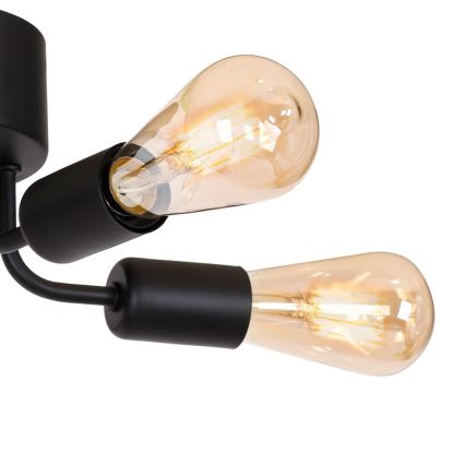 Kinnitatav lühter BRENDA 5xE27/60W/230V must