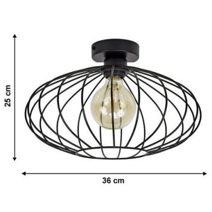 Kinnitatav lühter EARTH L 1xE27/60W/230V