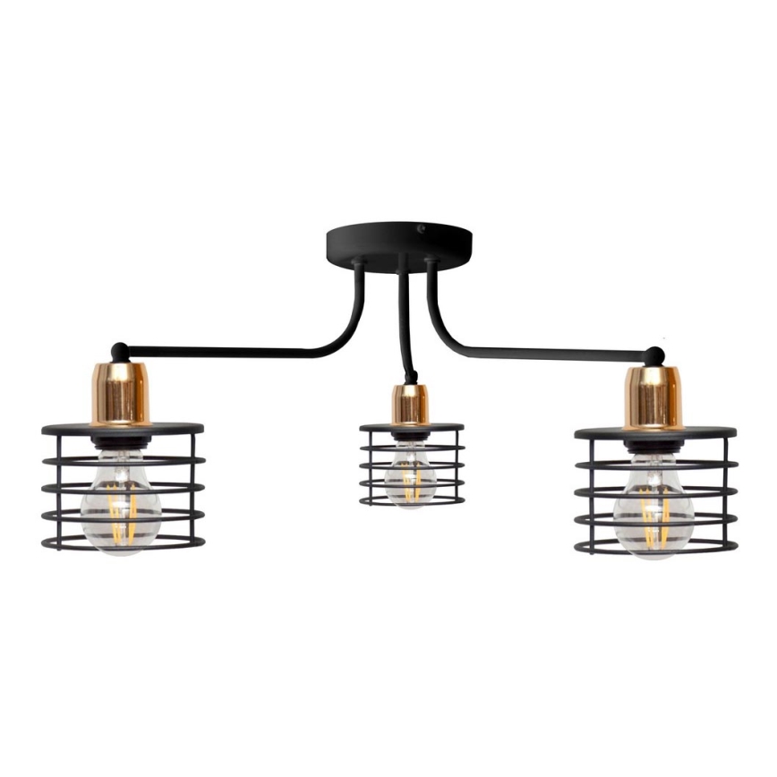 Kinnitatav lühter EDISON 3xE27/15W/230V