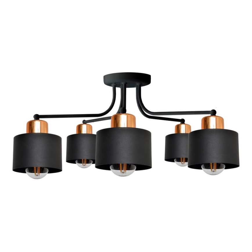 Kinnitatav lühter EDISON 5xE27/15W/230V