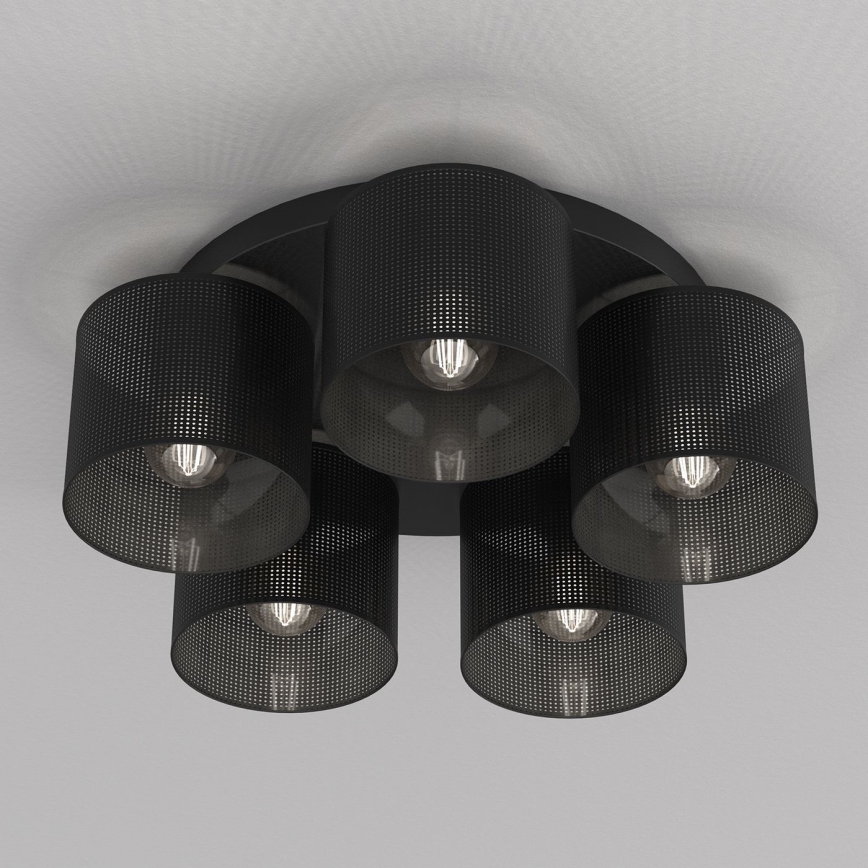 Kinnitatav lühter LOFT SHADE 5xE27/60W/230V must