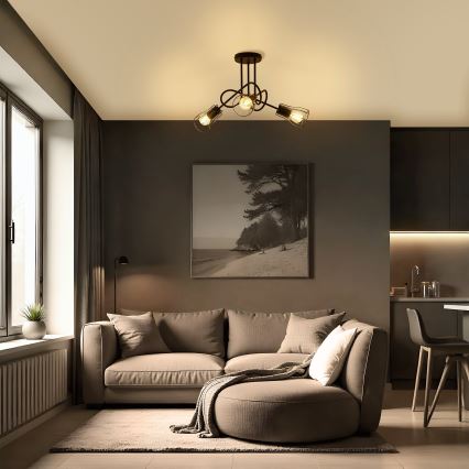 Kinnitatav lühter OXFORD 3xE27/15W/230V