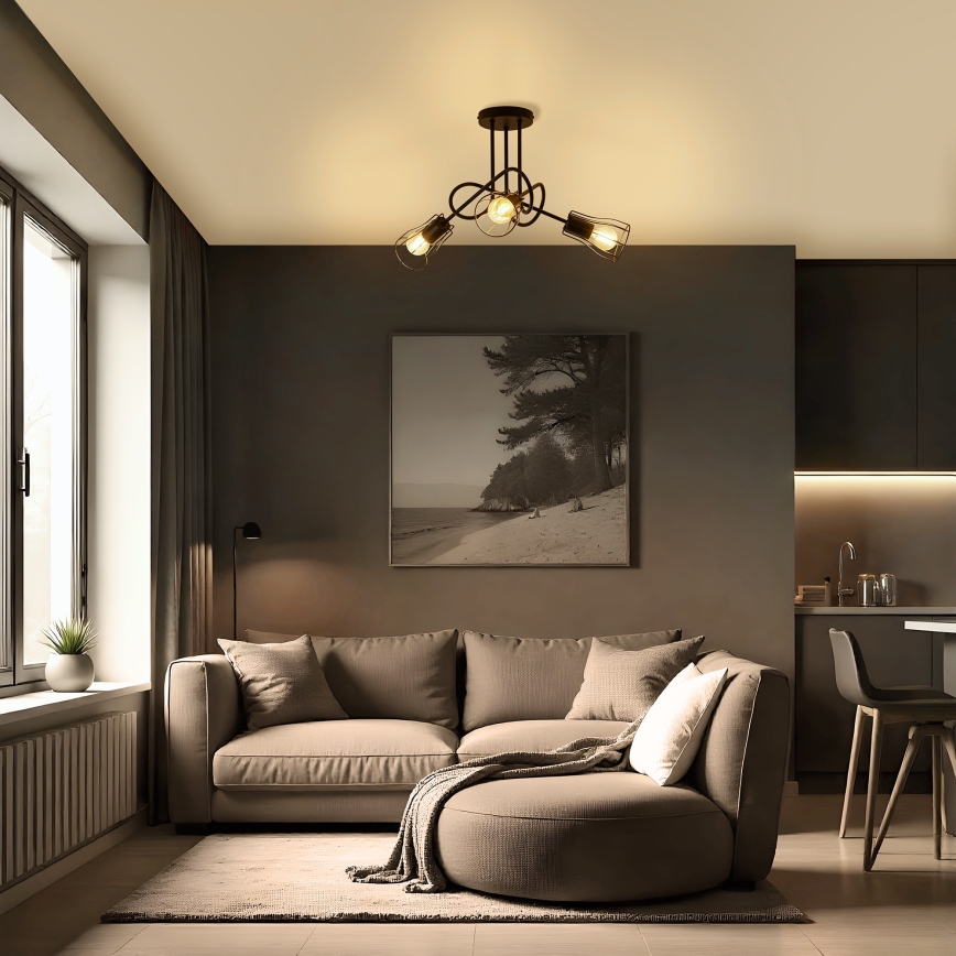 Kinnitatav lühter OXFORD 3xE27/15W/230V