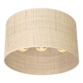 Kinnitatav lühter RATTAN 3xE27/60W/230V punutud