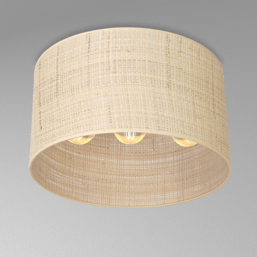 Kinnitatav lühter RATTAN 3xE27/60W/230V punutud