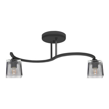 Kinnitatav lühter SANTOS 2xE27/15W/230V must