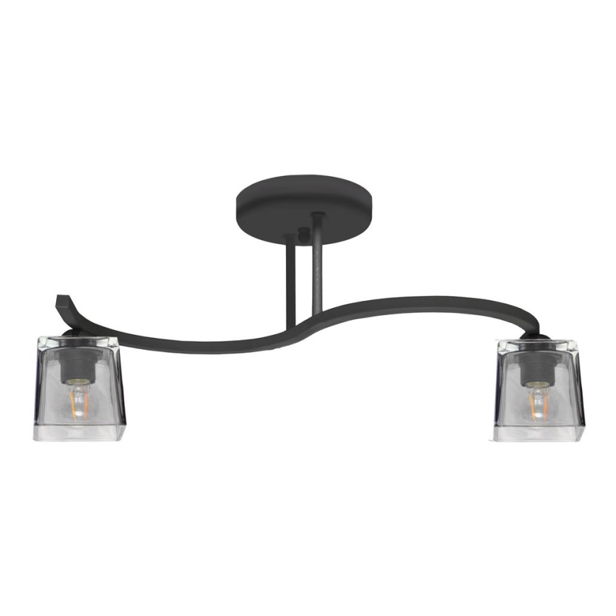 Kinnitatav lühter SANTOS 2xE27/15W/230V must