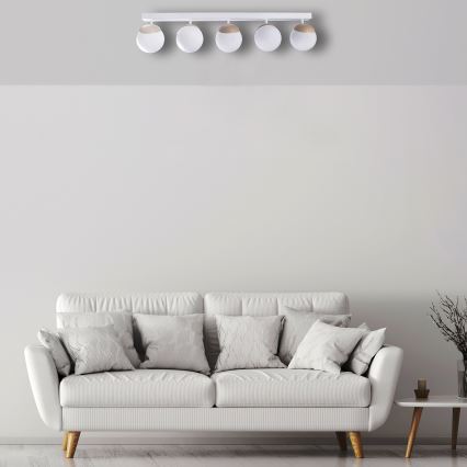 Kinnitatav lühter SFERA WOOD 5xE14/40W/230V