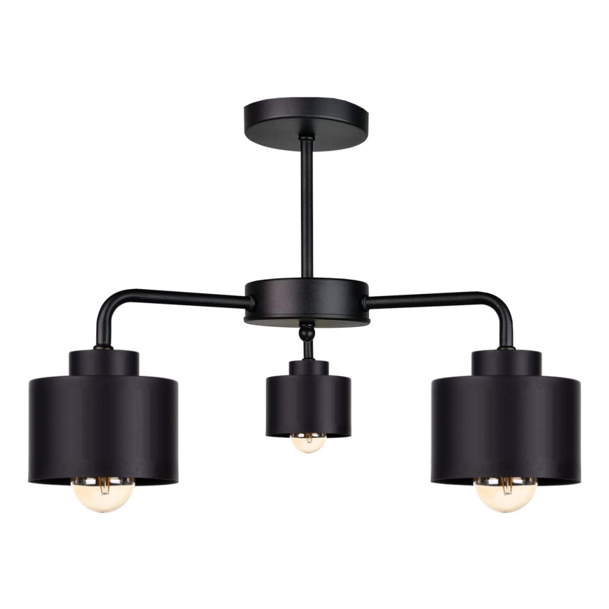 Kinnitatav lühter SIMPLY BLACK 3xE27/60W/230V