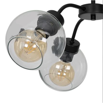 Kinnitatav lühter SOFIA 3xE27/60W/230V läbipaistev