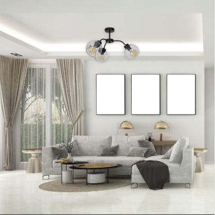 Kinnitatav lühter SOFIA 3xE27/60W/230V läbipaistev
