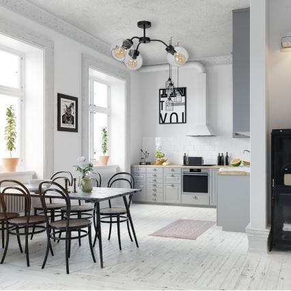 Kinnitatav lühter SOFIA 3xE27/60W/230V läbipaistev