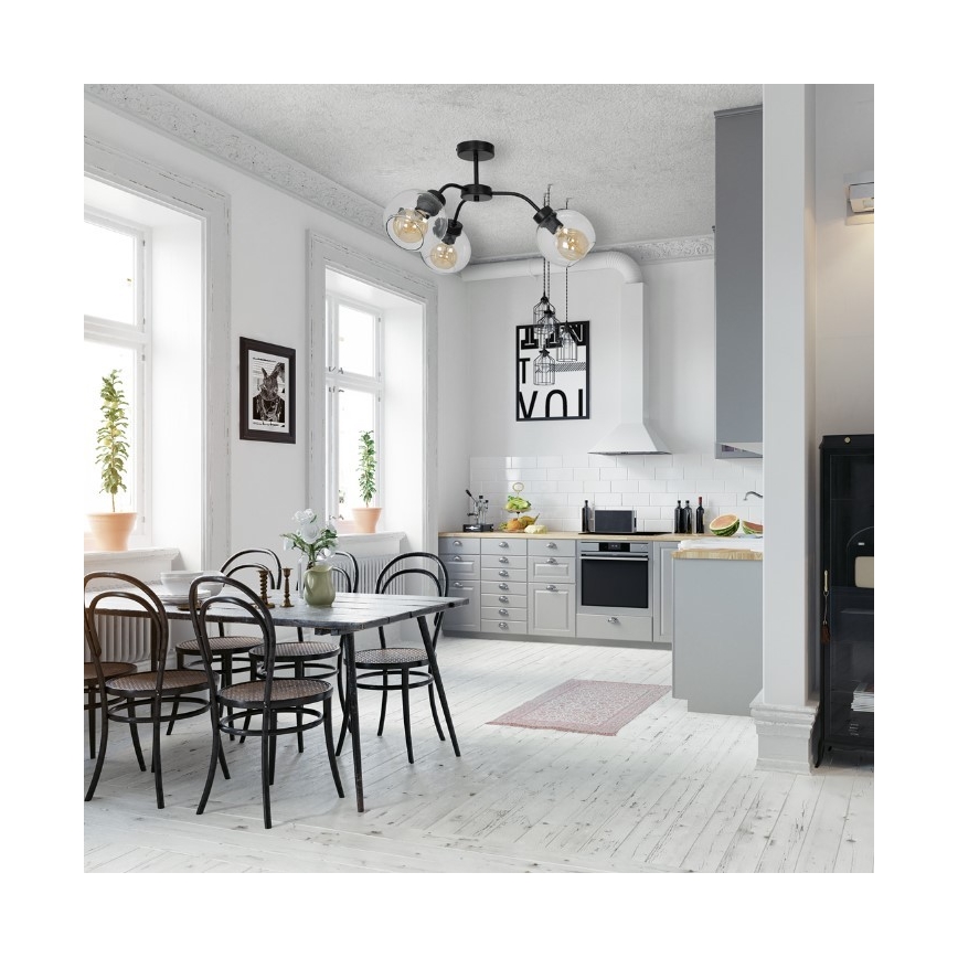 Kinnitatav lühter SOFIA 3xE27/60W/230V läbipaistev