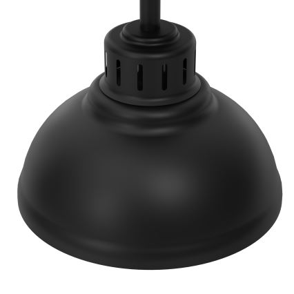 Kinnitatav lühter SVEN 1xE27/15W/230V must/kuldne