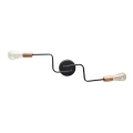 Kinnitatav lühter TUBE 2xE27/15W/230V must
